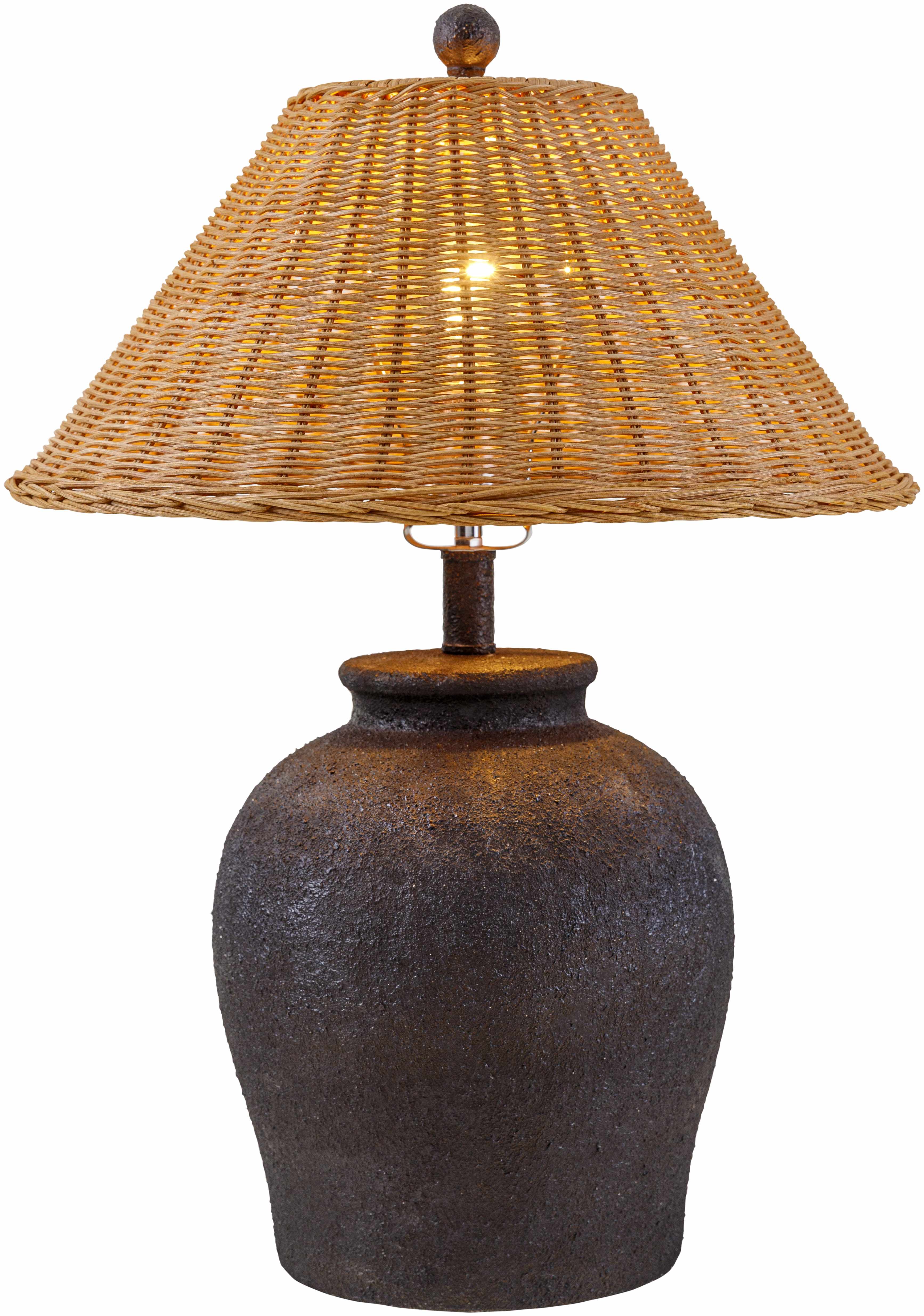 Mistelbach Straw Table Lamp-4