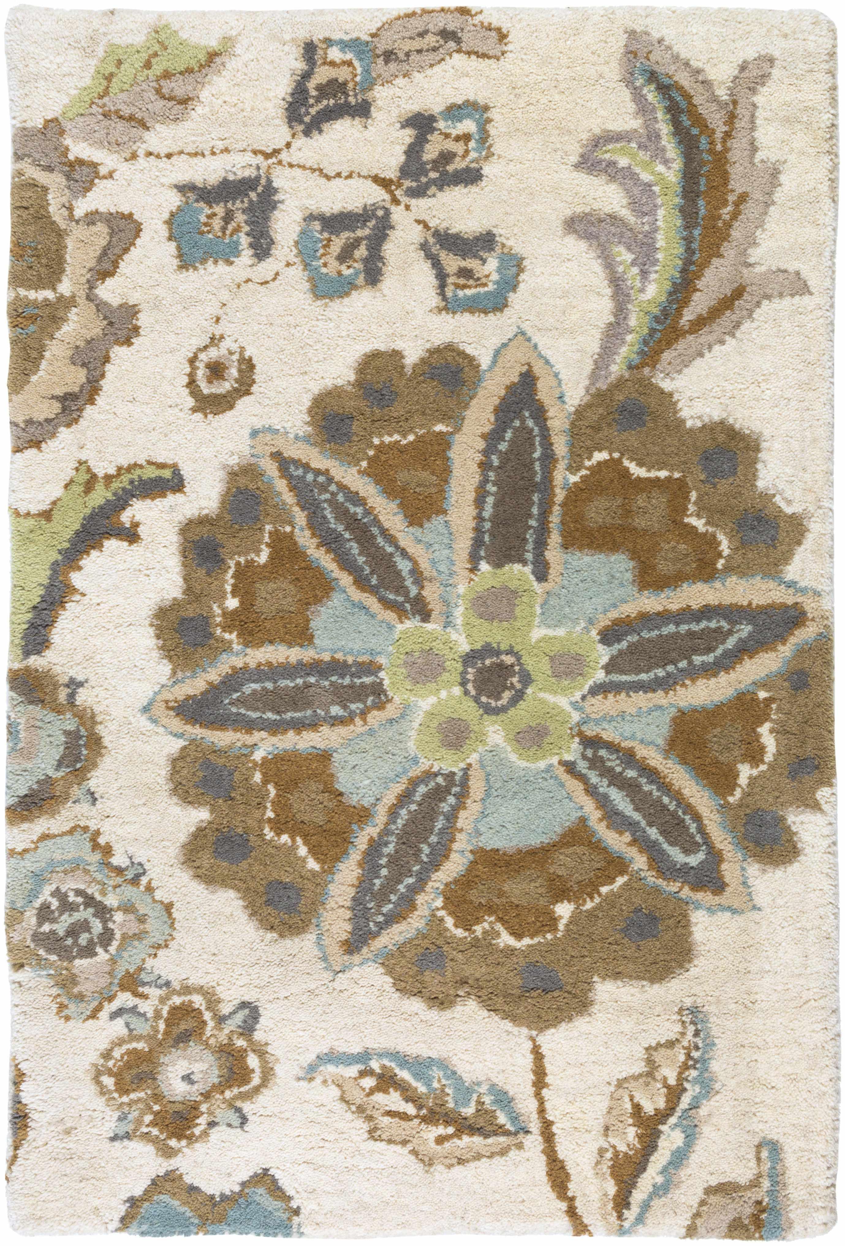 Mack Floral Wool Area Carpet - Promo - PRHOMZ