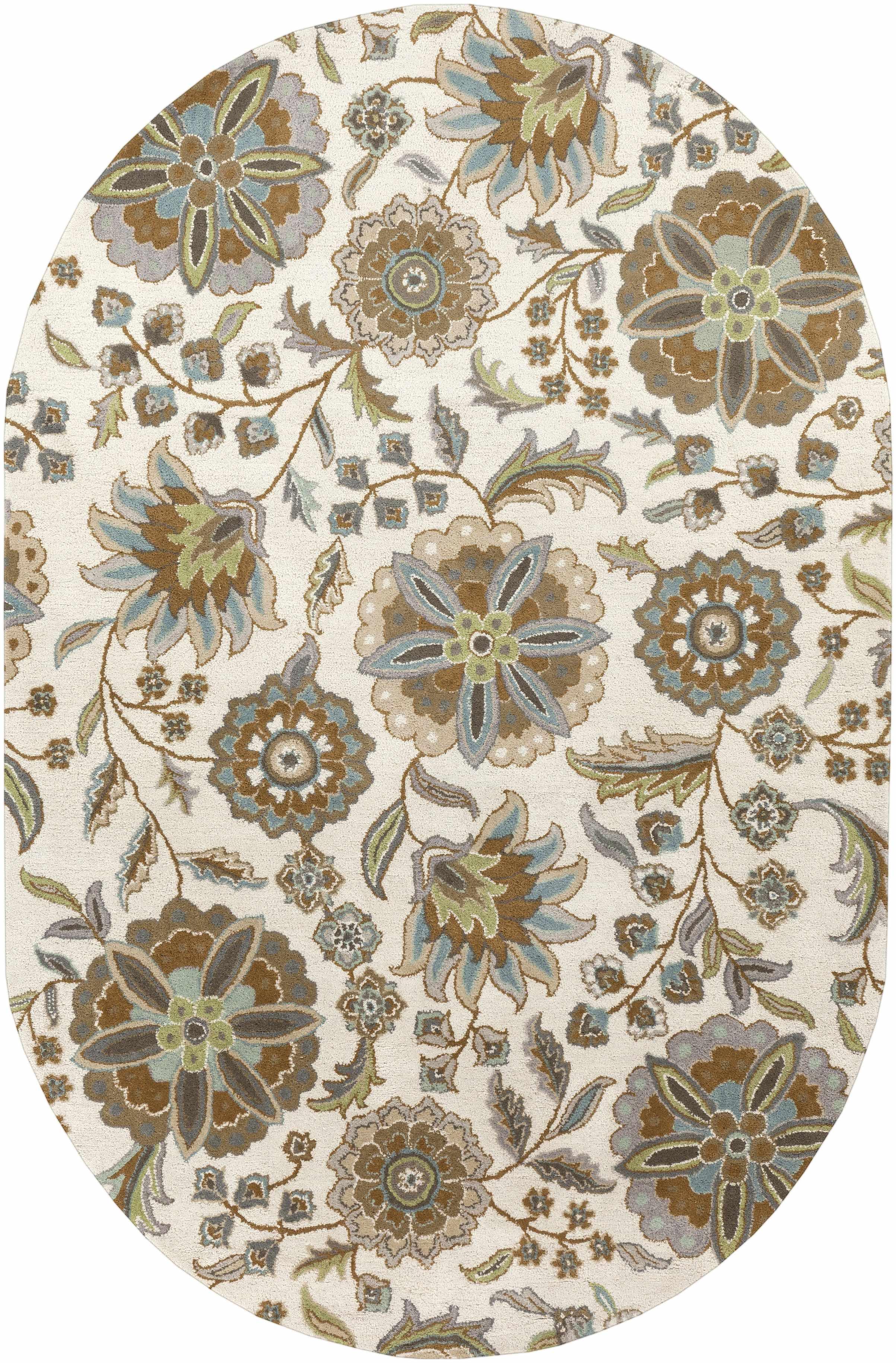 Mack Floral Wool Area Carpet - Promo - PRHOMZ