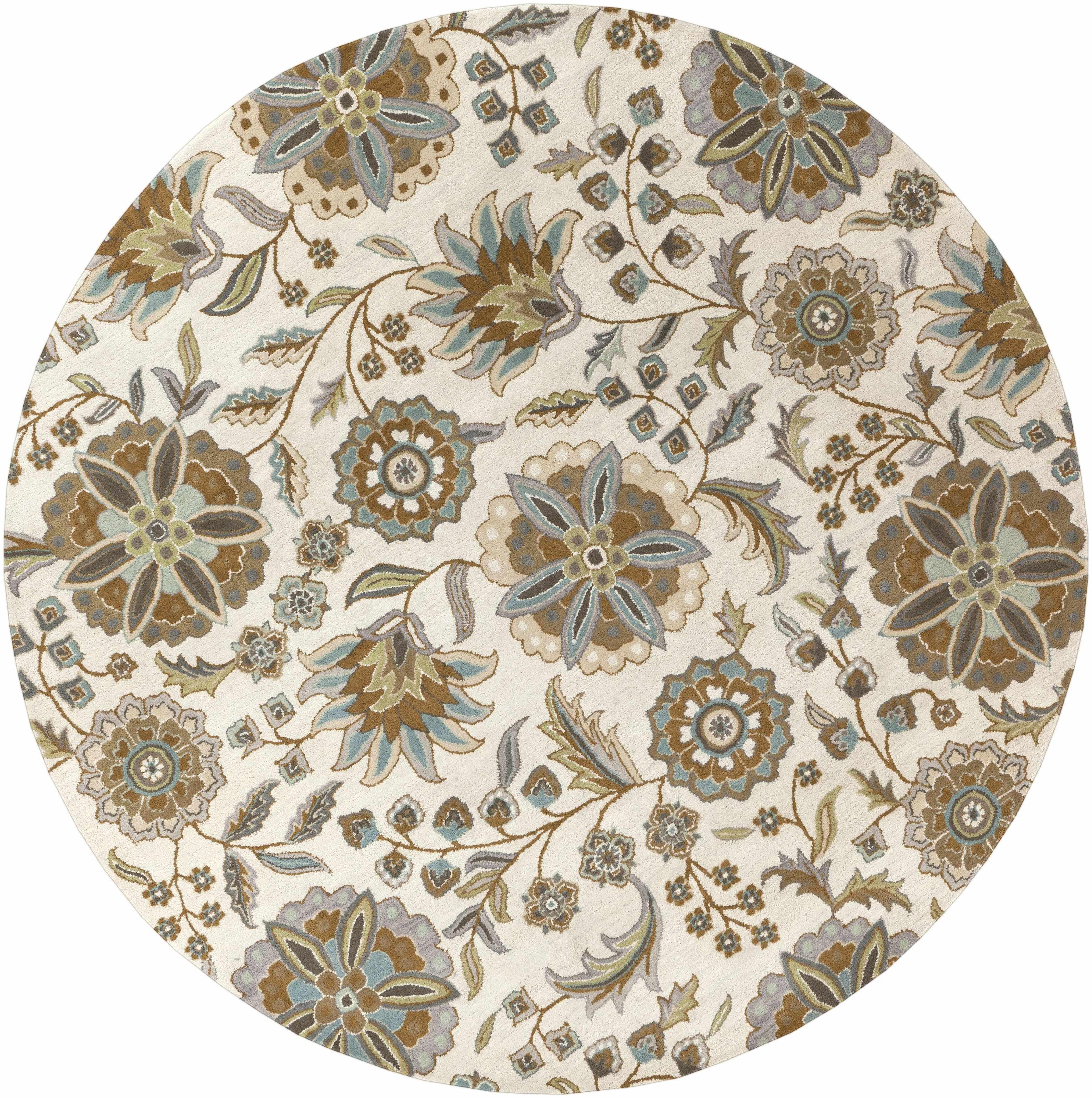 Mack Floral Wool Area Carpet - Promo - PRHOMZ