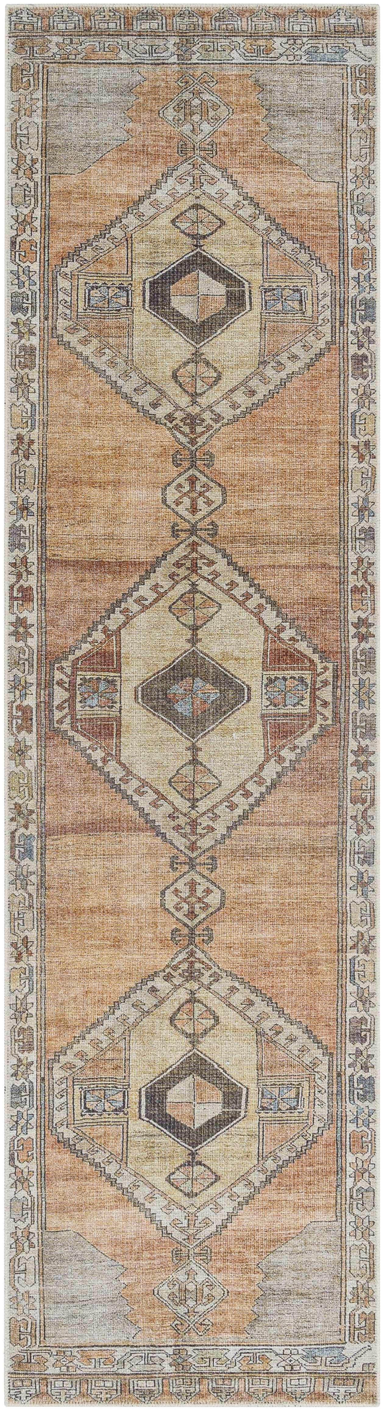 Medinah Washable Runner & Area Rug - PRHOMZ