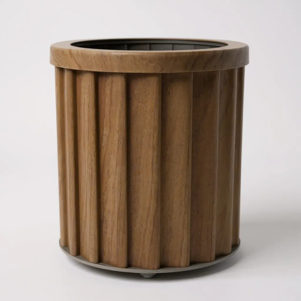 Round Strata Column Planters - Small