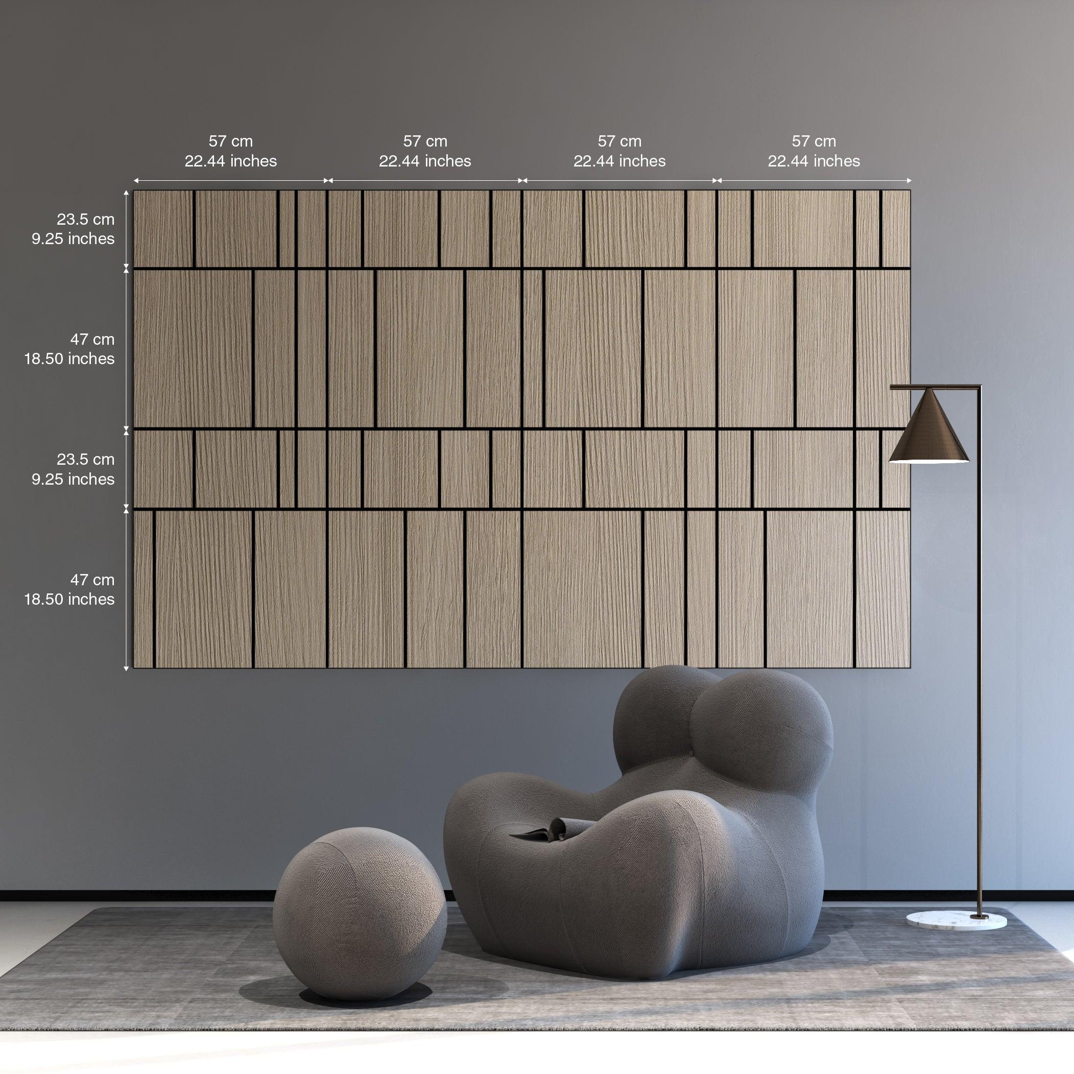 Light Wood Decorative Panels - PRHOMZ