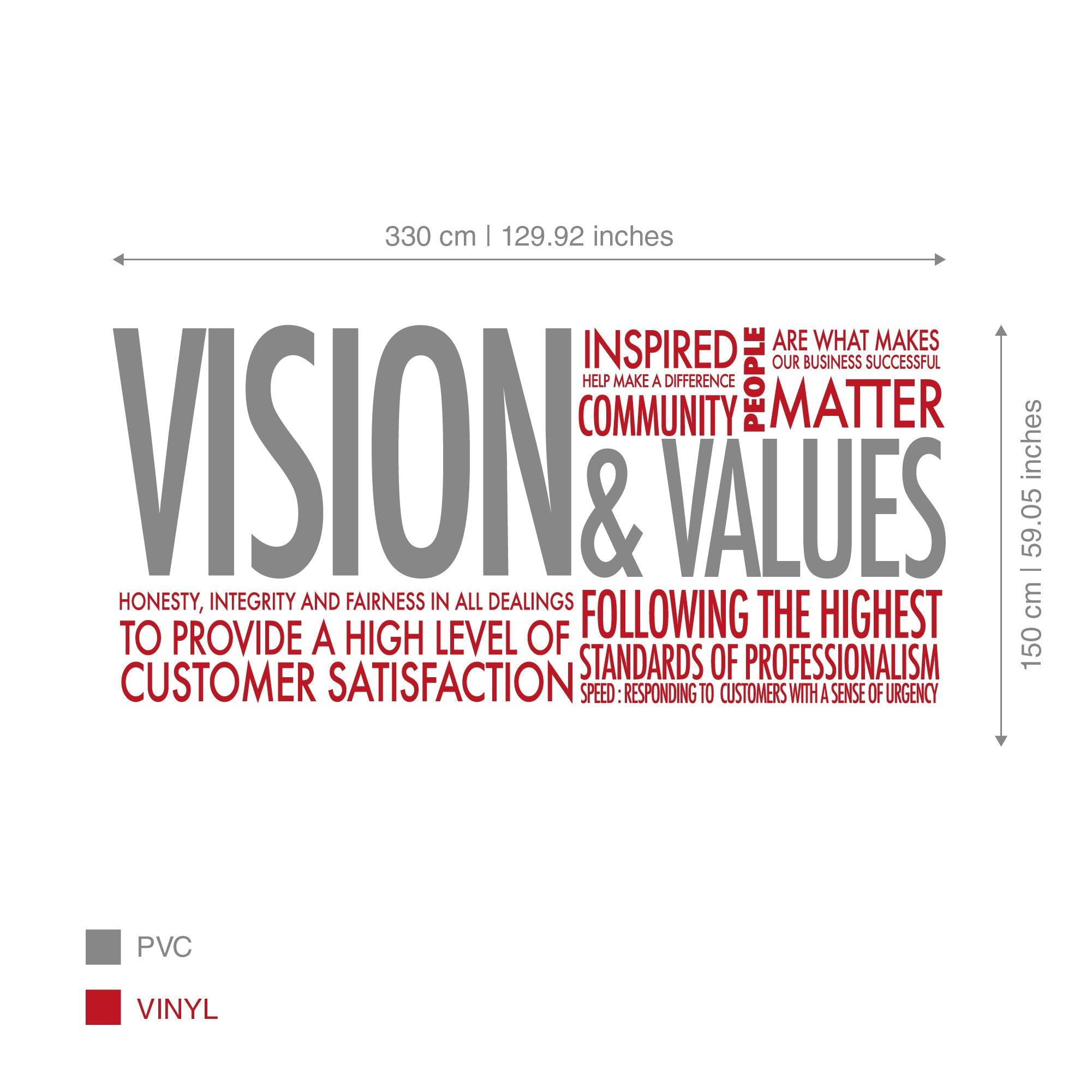 Vision & Values Office Decor - PRHOMZ