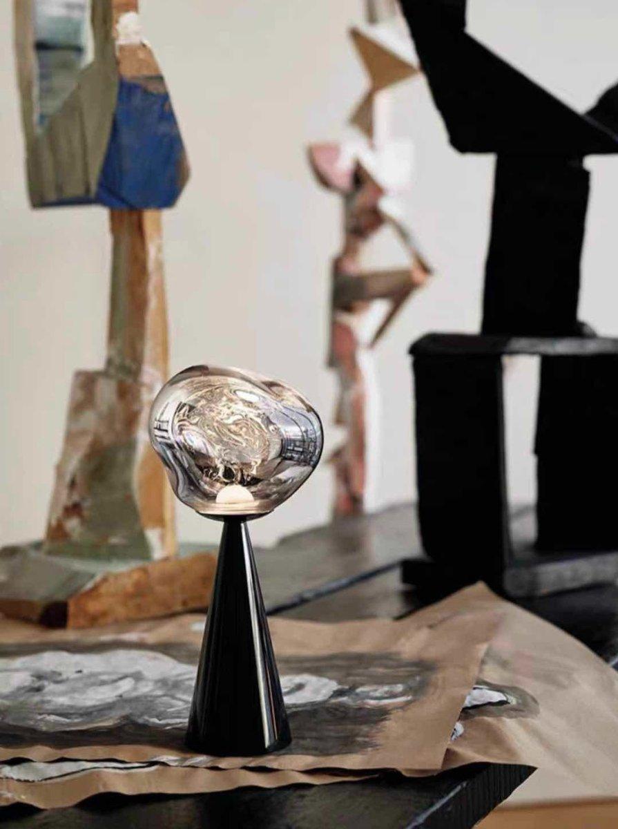 Melt Portable Dimmable Led Table Lamp - Modern Nordic Bedside Lamp - PRHOMZ