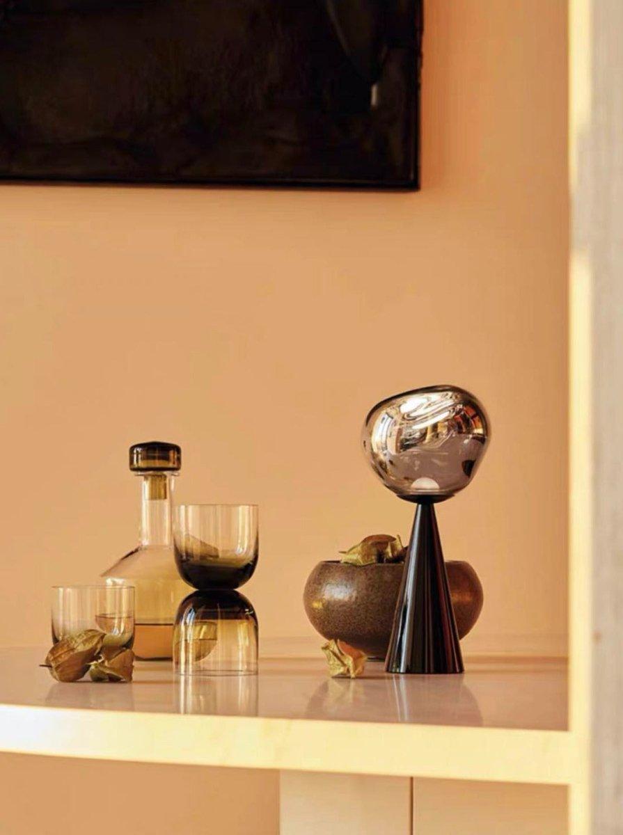 Melt Portable Dimmable Led Table Lamp - Modern Nordic Bedside Lamp - PRHOMZ