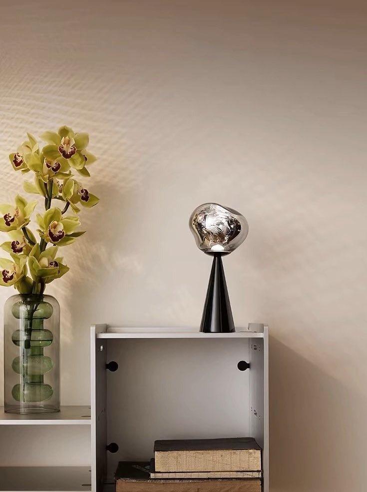 Melt Portable Dimmable Led Table Lamp - Modern Nordic Bedside Lamp - PRHOMZ