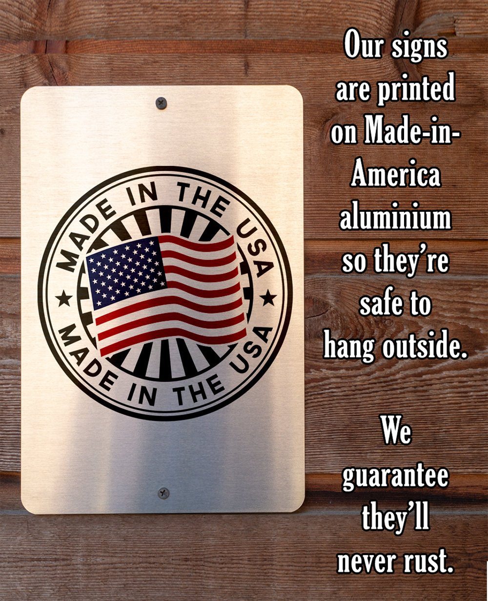 Danger Dinosaur Area Keep Out - Metal Sign