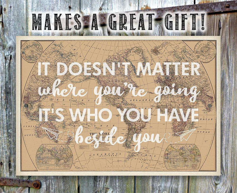 It Doesn't Matter - Metal Sign