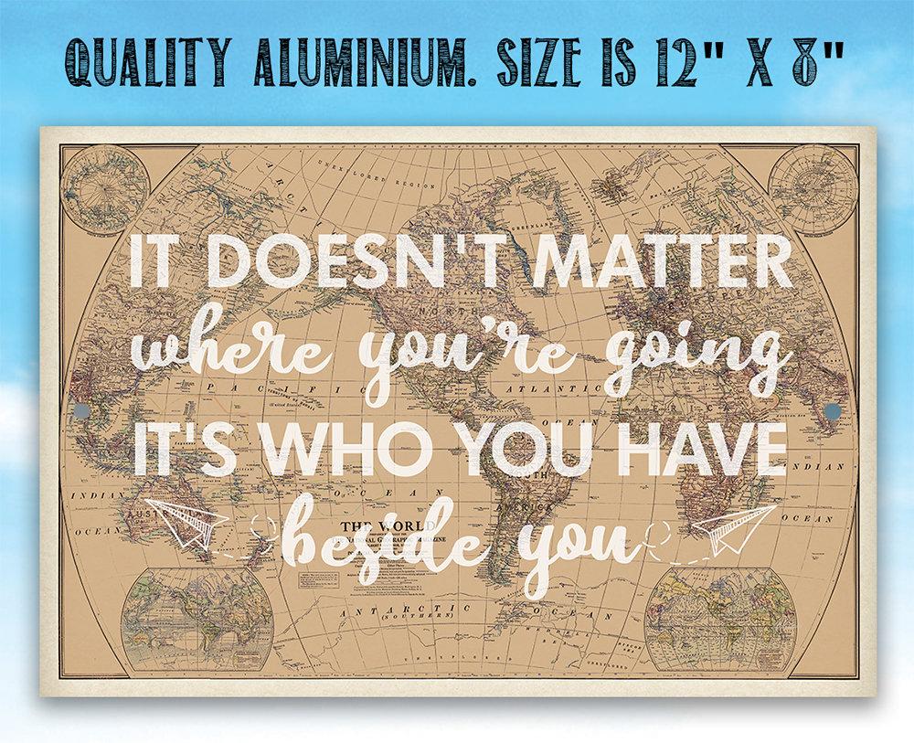 It Doesn't Matter - Metal Sign