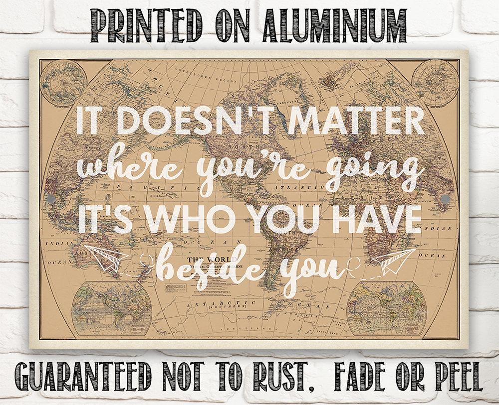 It Doesn't Matter - Metal Sign