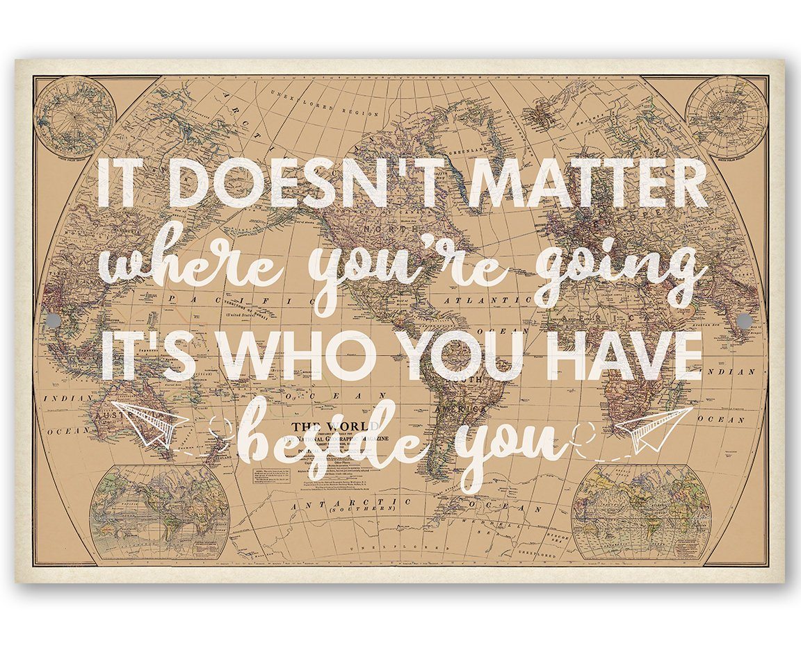 It Doesn't Matter - Metal Sign