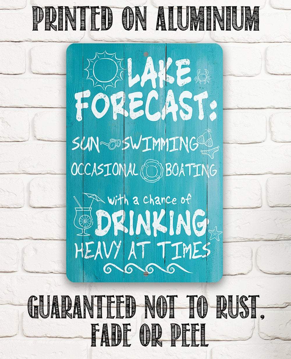 Lake Forecast - Metal Sign