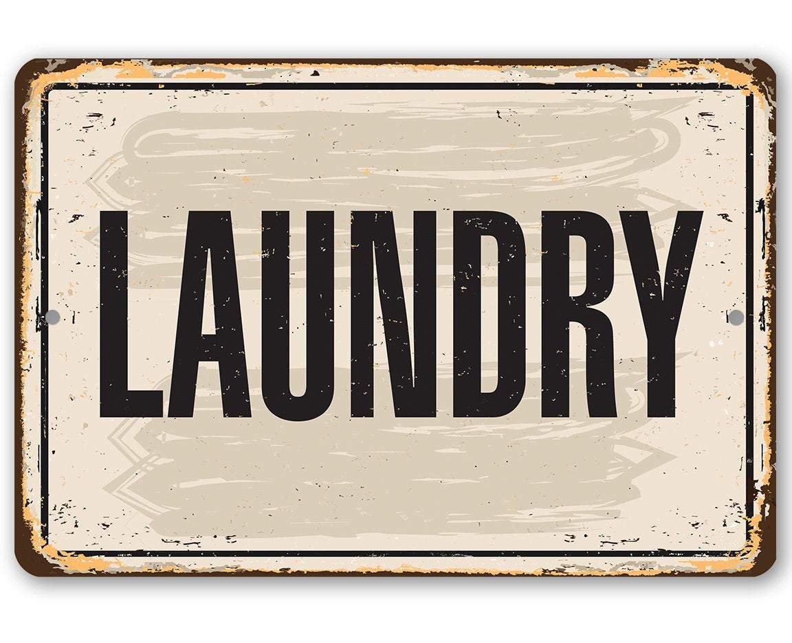 Laundry - Metal Sign