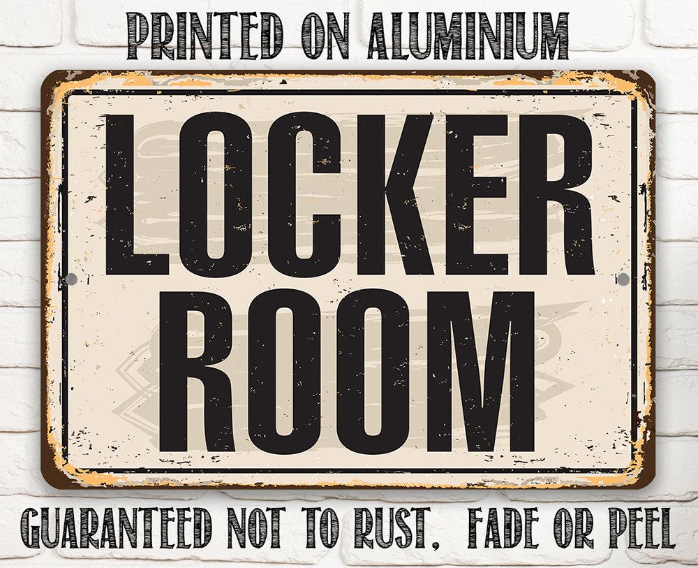 Locker Room - Metal Sign