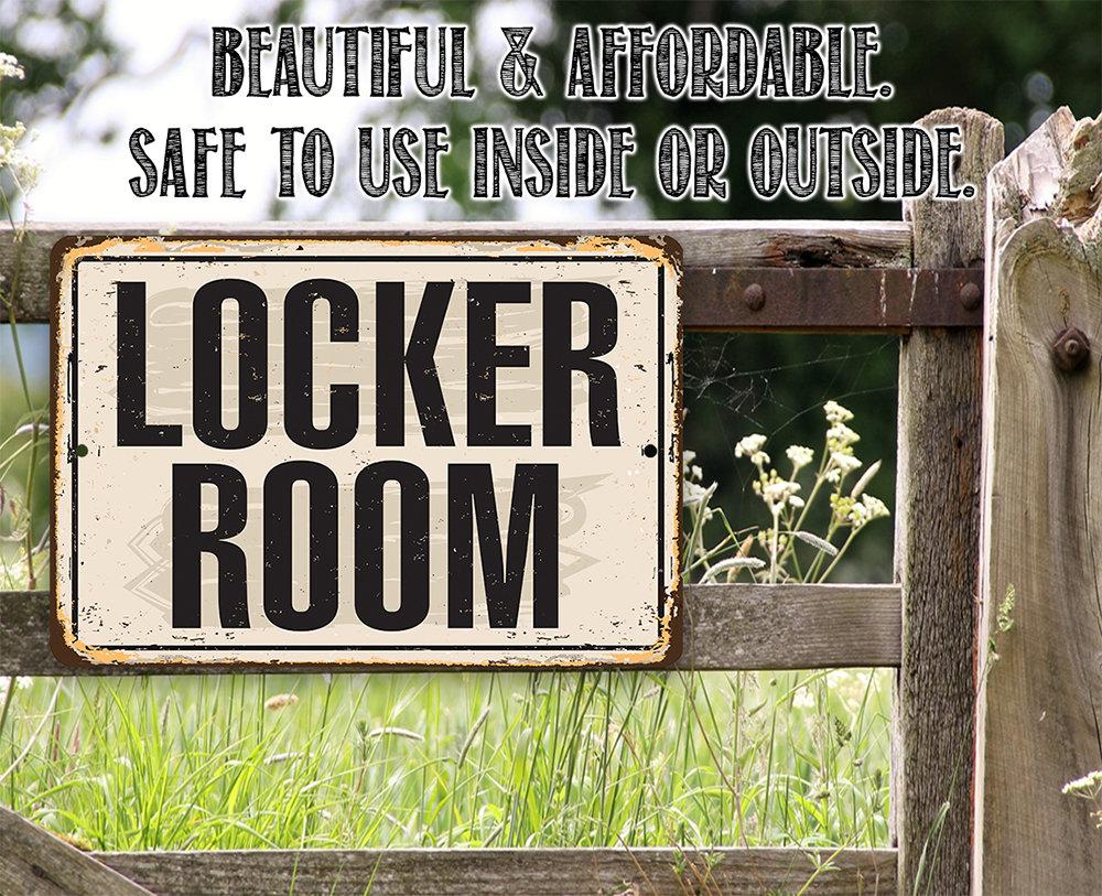 Locker Room - Metal Sign
