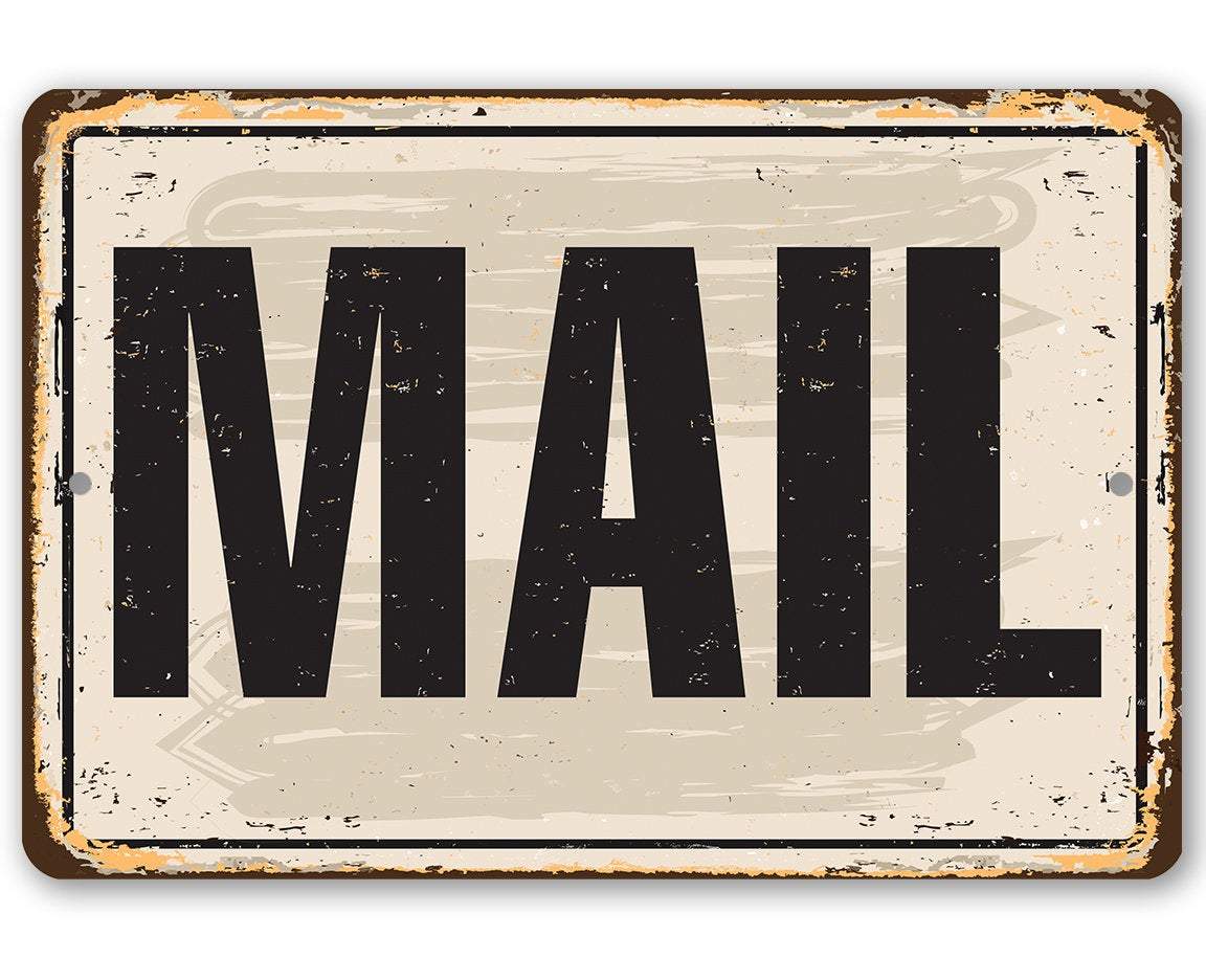 Mail - Metal Sign