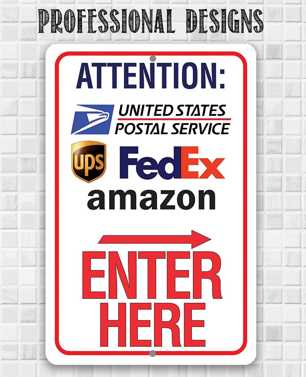 Postal Sign - Metal Sign