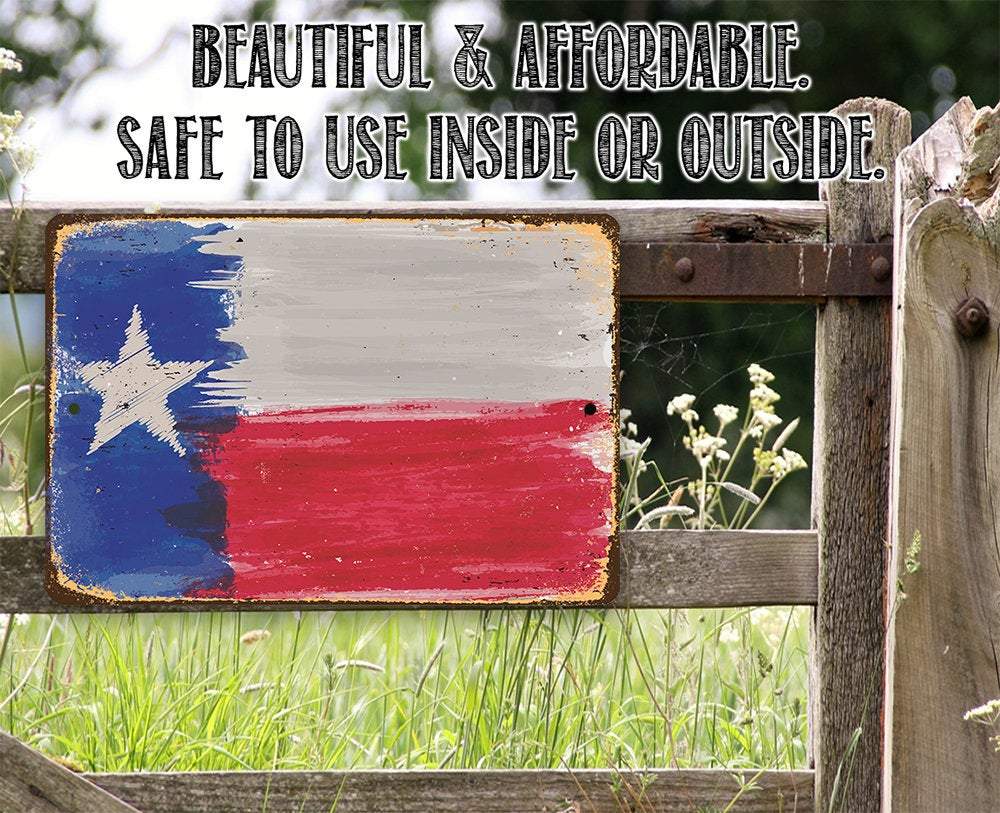 Texas Flag - Metal Sign