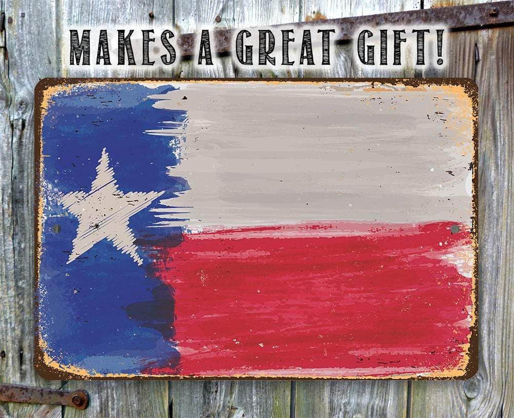 Texas Flag - Metal Sign