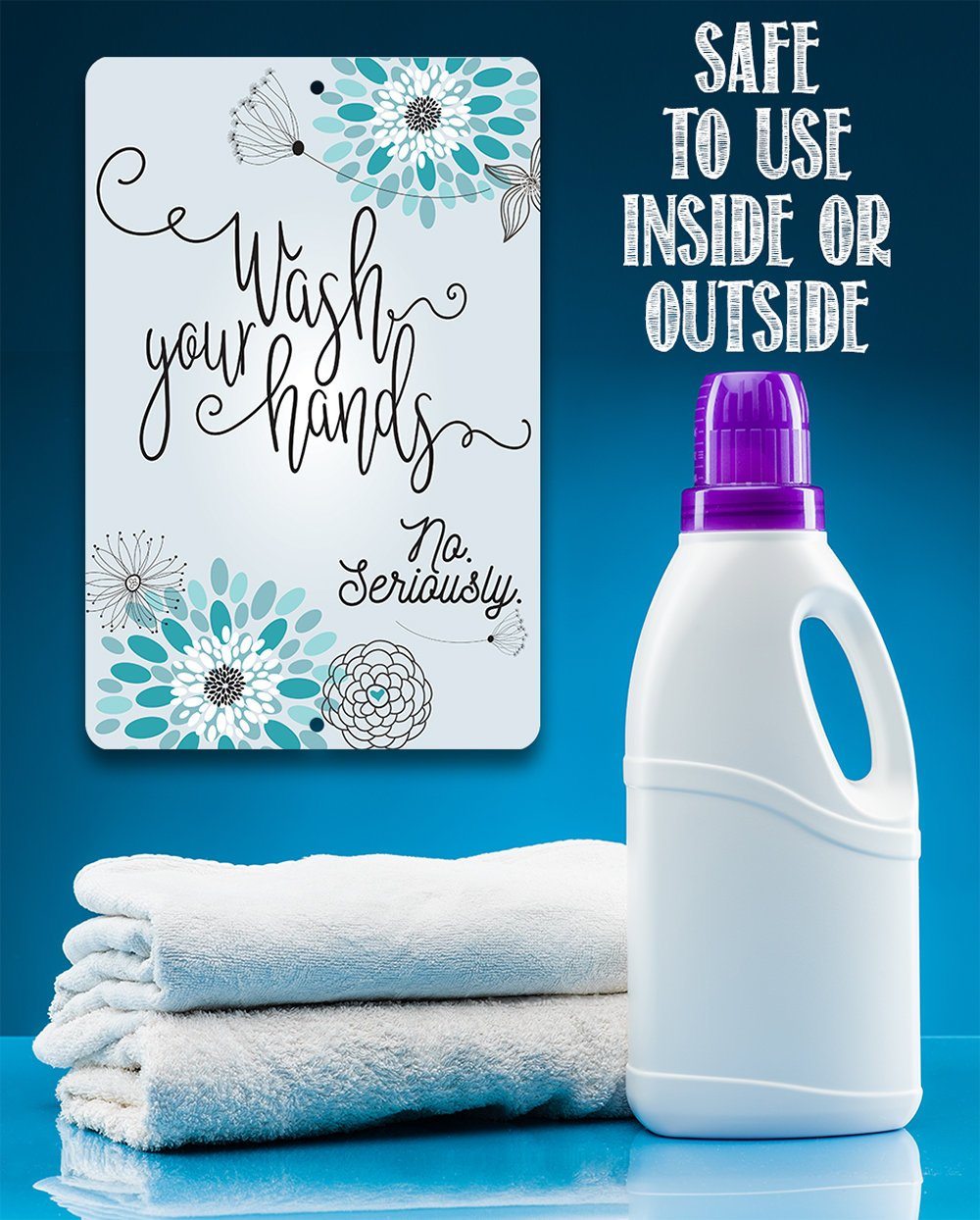 Wash Your Hands - Metal Sign