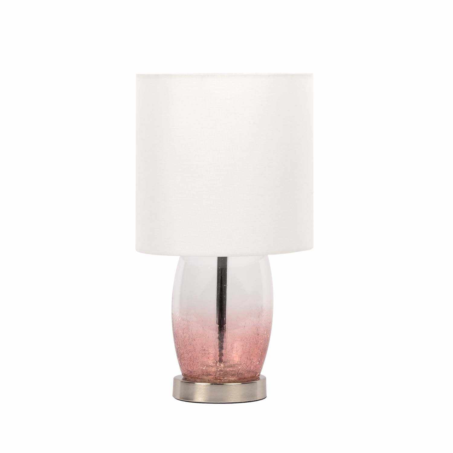 Pertek White Glass Table Lamp-1