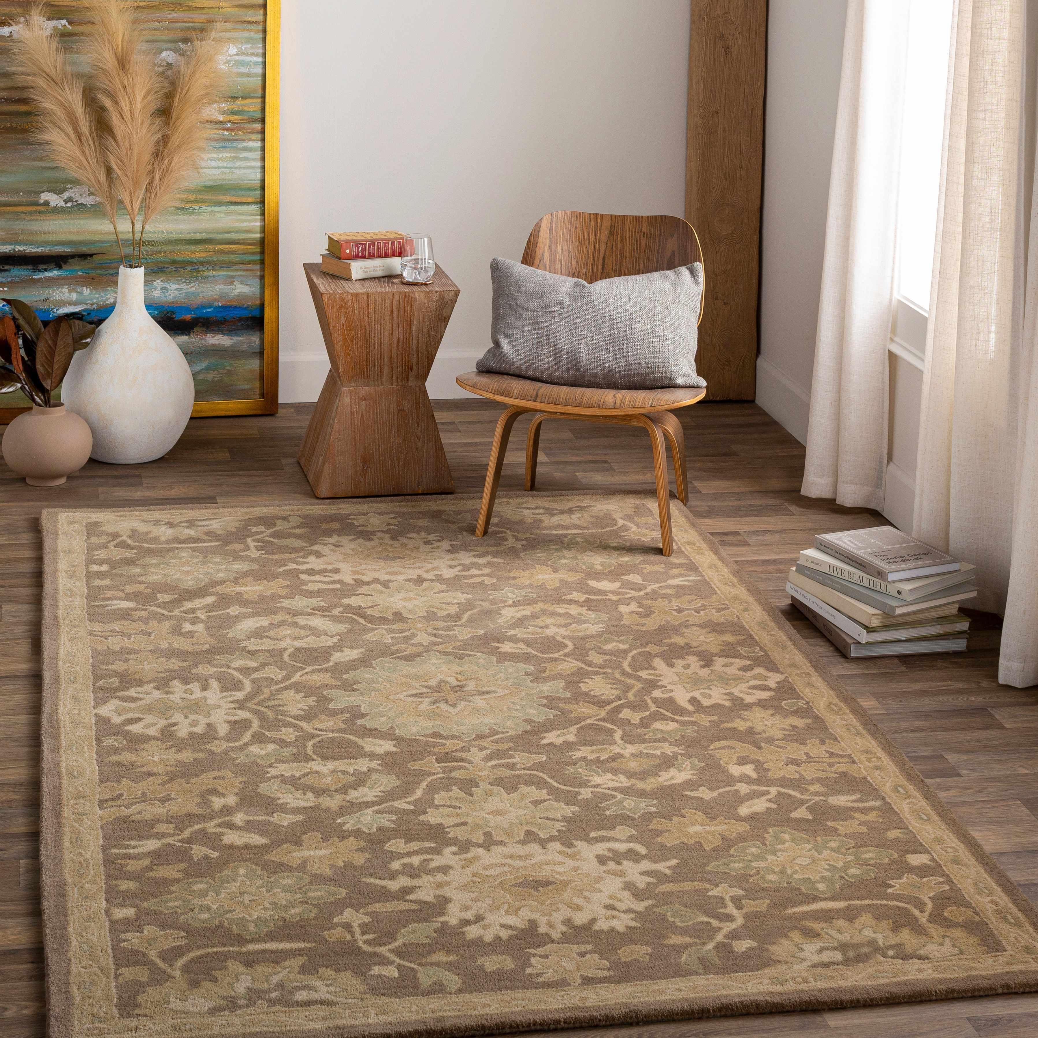 Hazen 1149 Beige Wool Rug - PRHOMZ