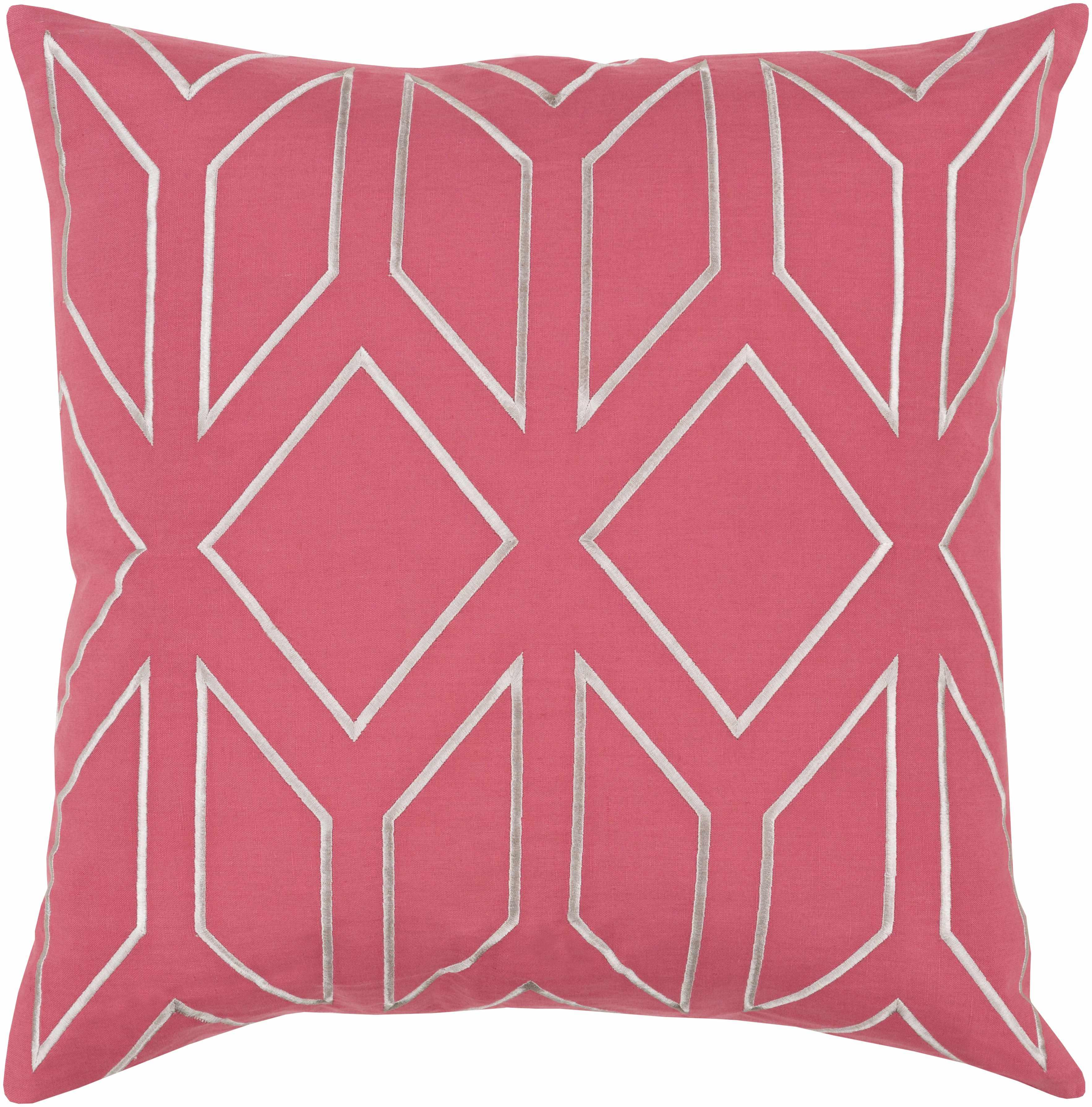 Mounds Pink Geometric Accent Pillow - Clearance - PRHOMZ