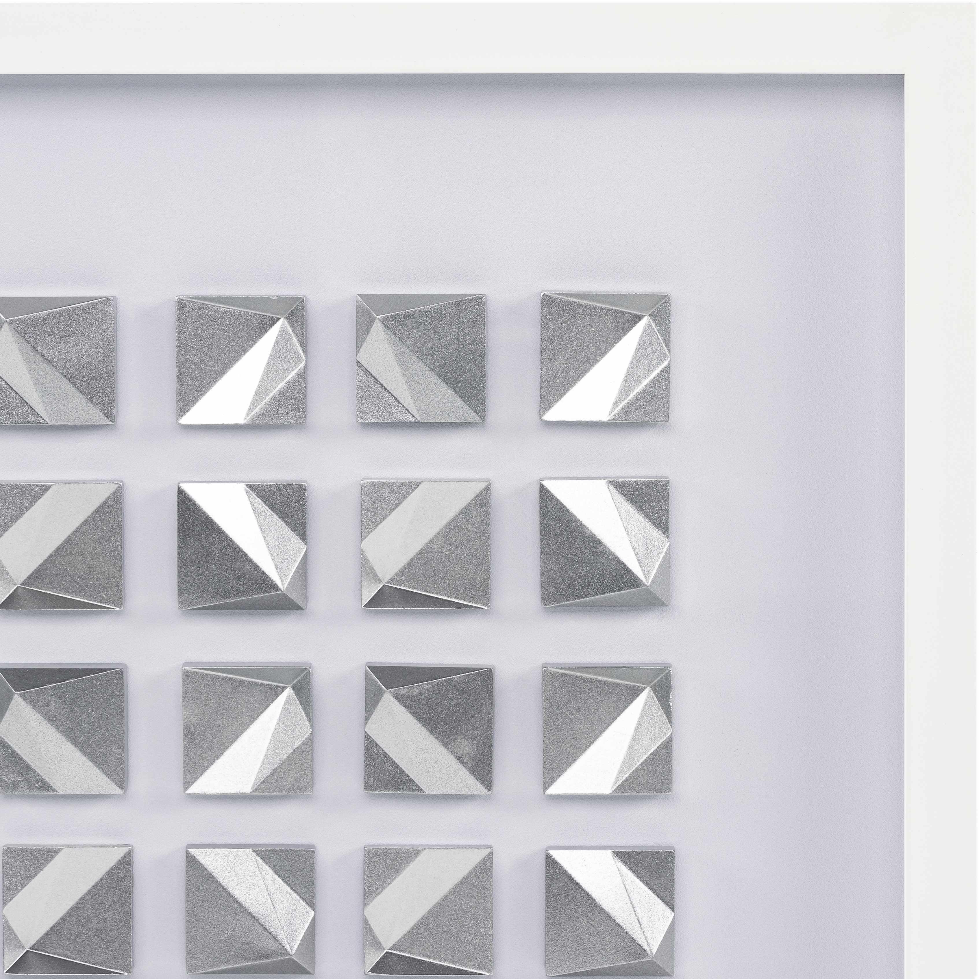 Mountainaire Silver Facet Wall Art - PRHOMZ