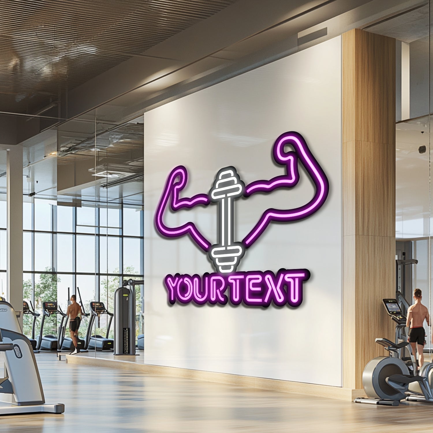 Custom GYM Metal Neon Wall Art- LN0222