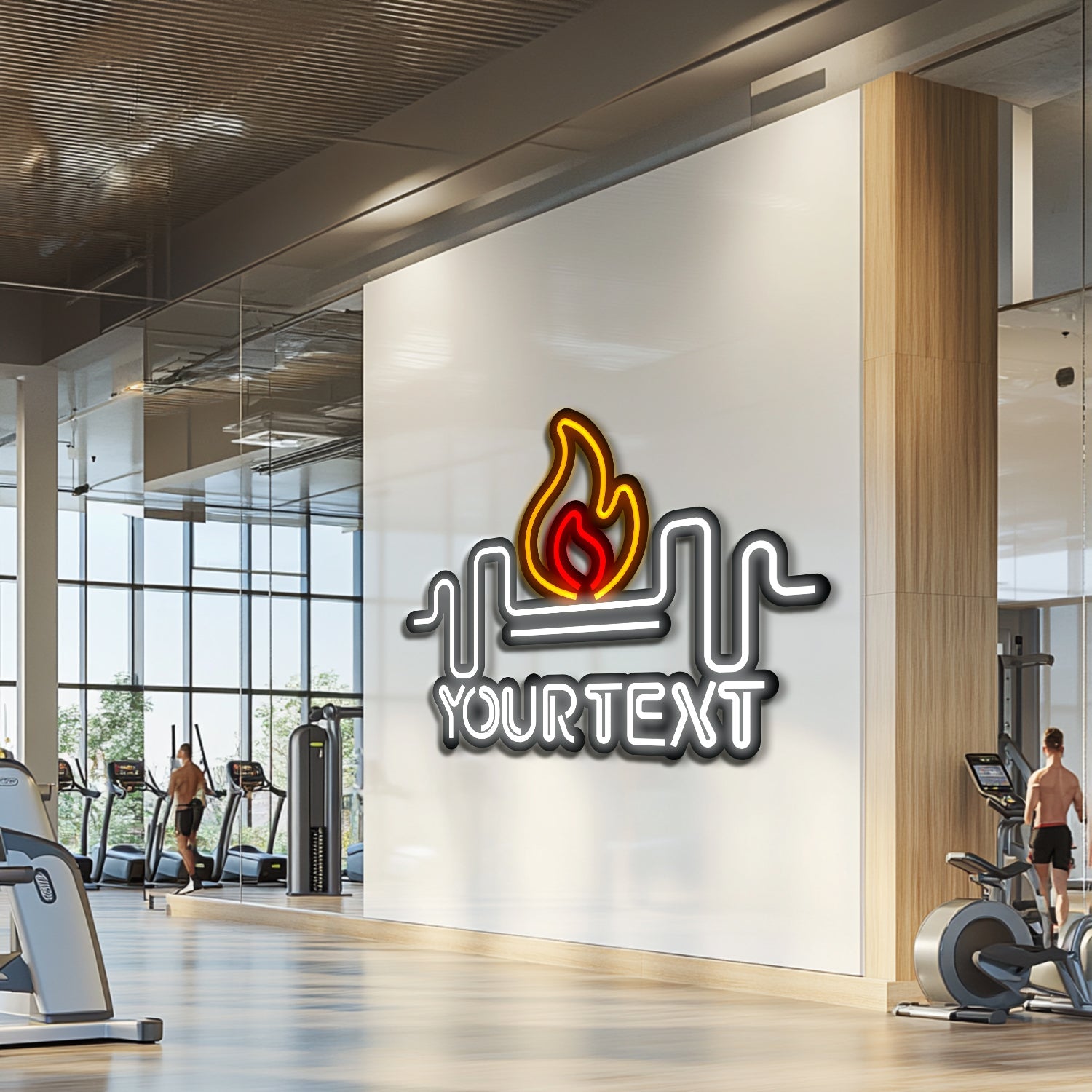 Custom GYM Metal Neon Wall Art- LN0221