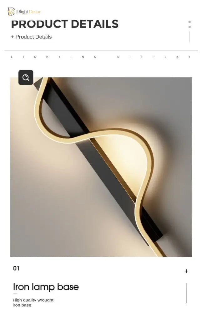 Modern Black LED Night Light | Modern Interior Lighting