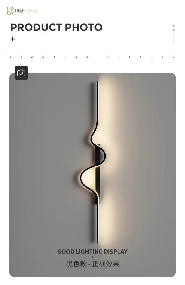 Modern Black LED Night Light | Modern Interior Lighting