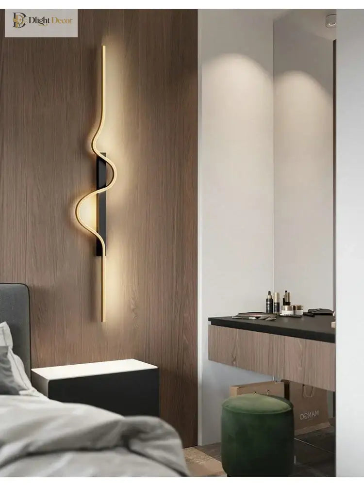 Modern Black LED Night Light | Modern Interior Lighting