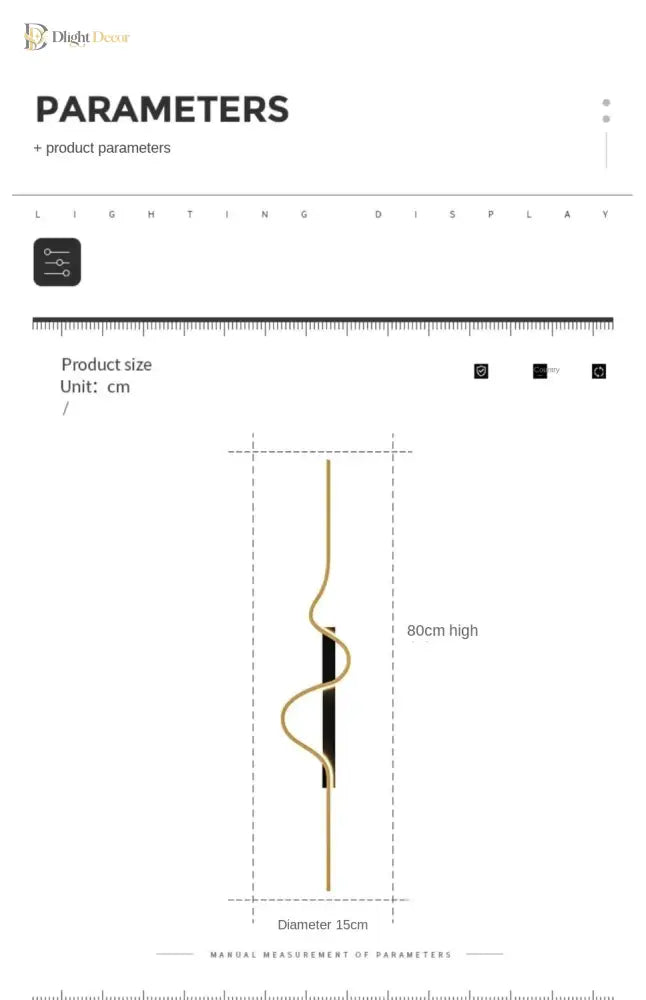 Modern Black LED Night Light | Modern Interior Lighting