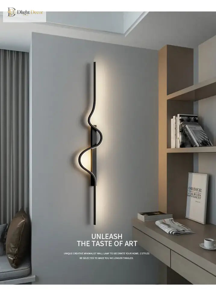 Modern Black LED Night Light | Modern Interior Lighting