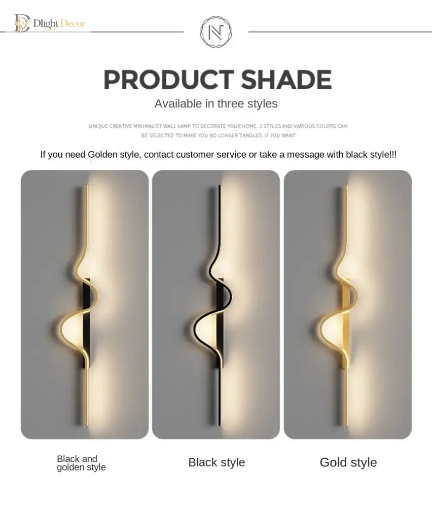 Modern Black LED Night Light | Modern Interior Lighting