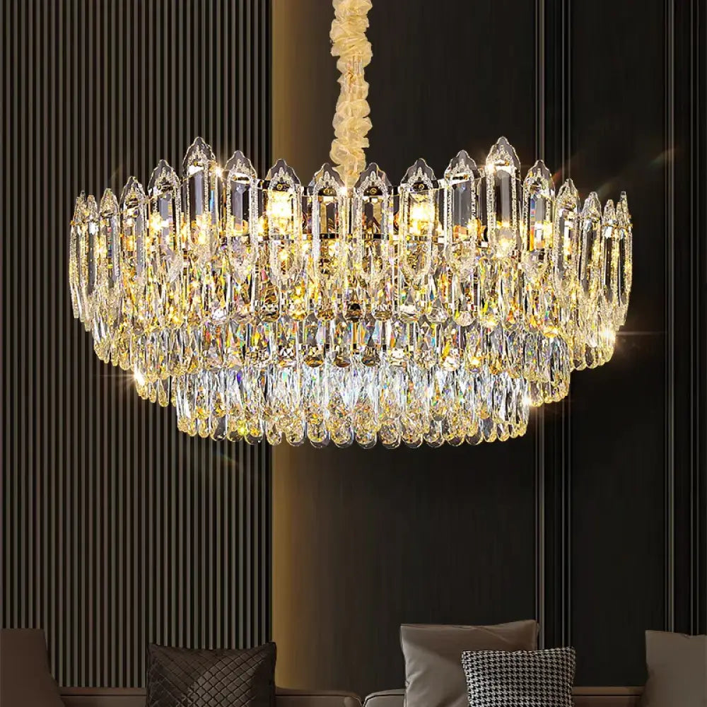 Modern Crystal Chandelier | Bedroom & Bedside Lighting