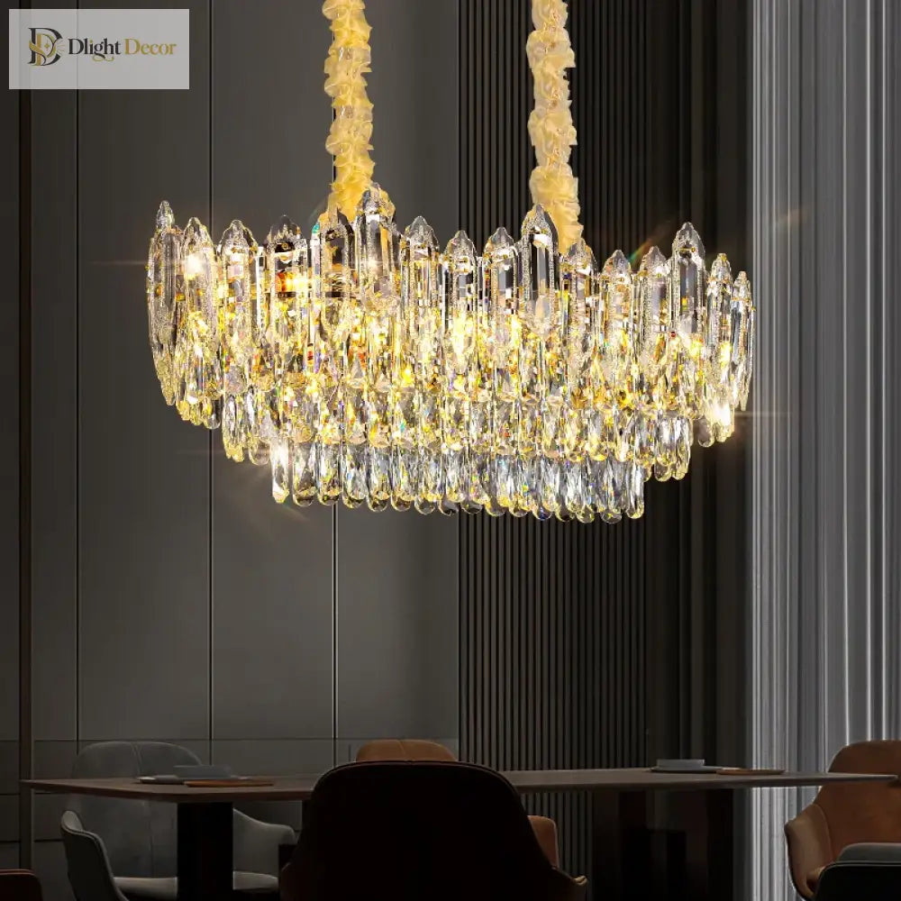 Modern Crystal Chandelier | Bedroom & Bedside Lighting