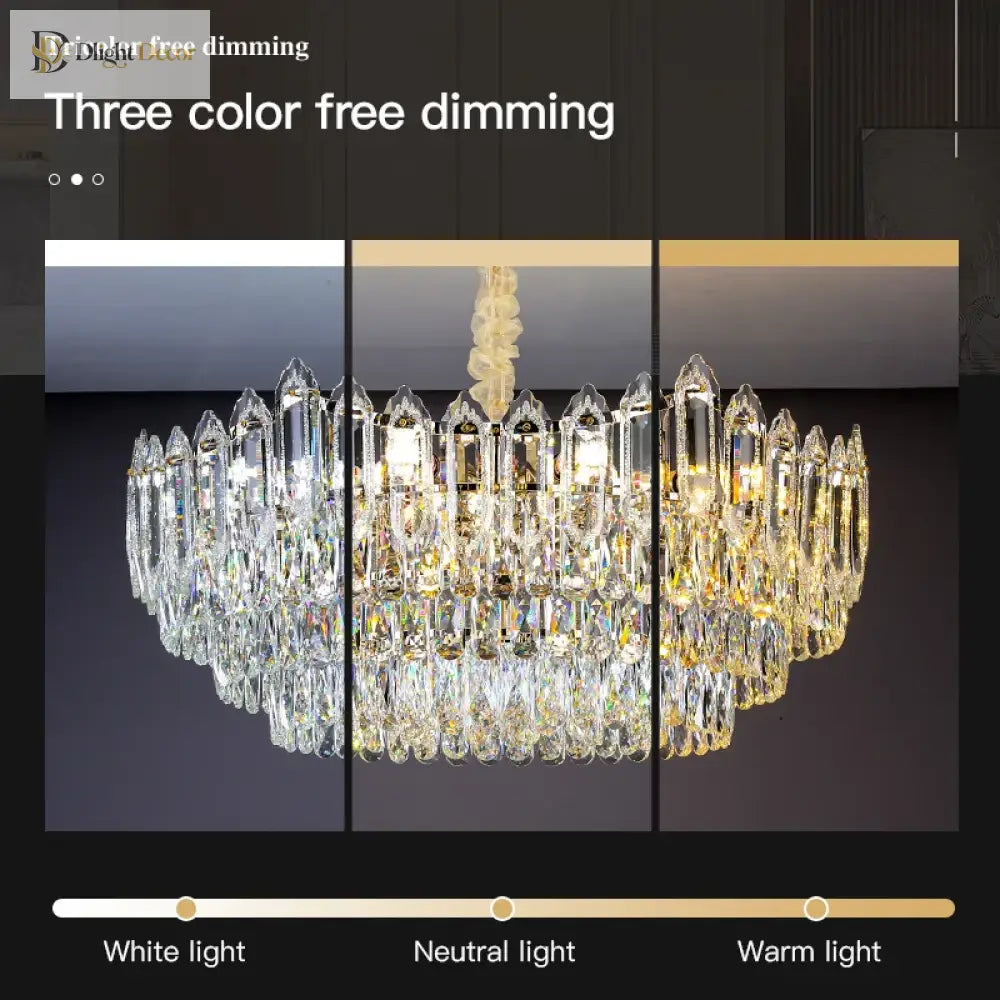 Modern Crystal Chandelier | Bedroom & Bedside Lighting