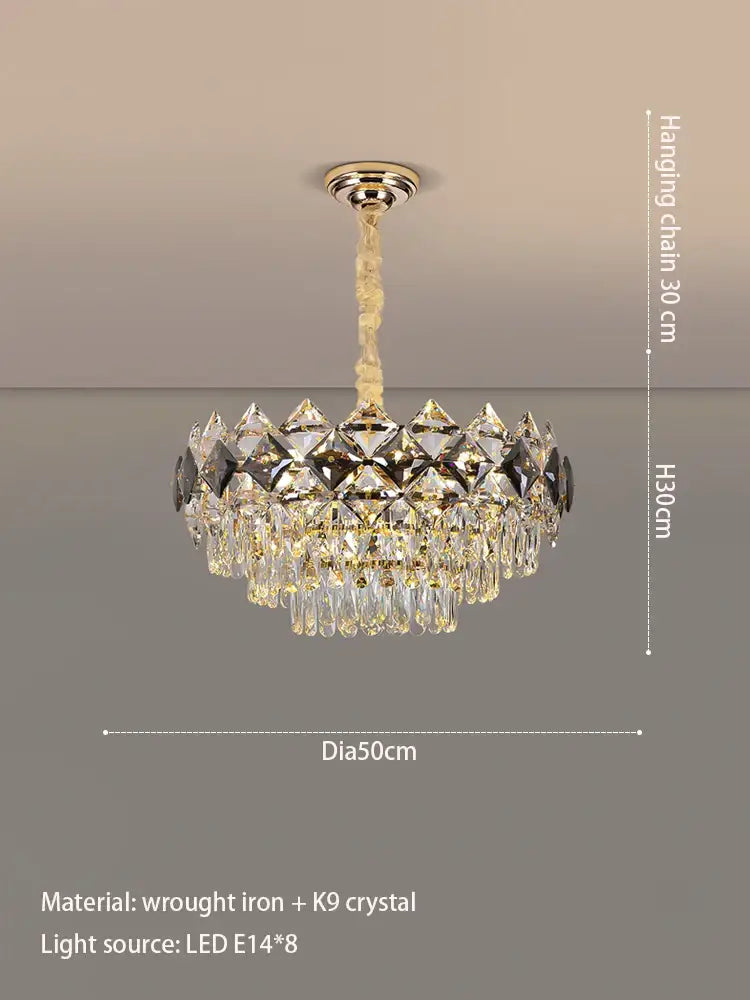 Modern Crystal Chandelier | Modern Dining Room Home Lighting