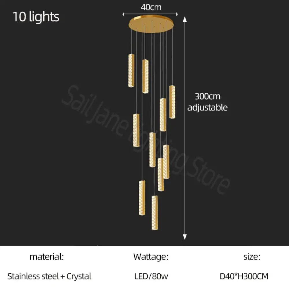 Modern Crystal Chandelier | Modern Hotel & Villa Lighting