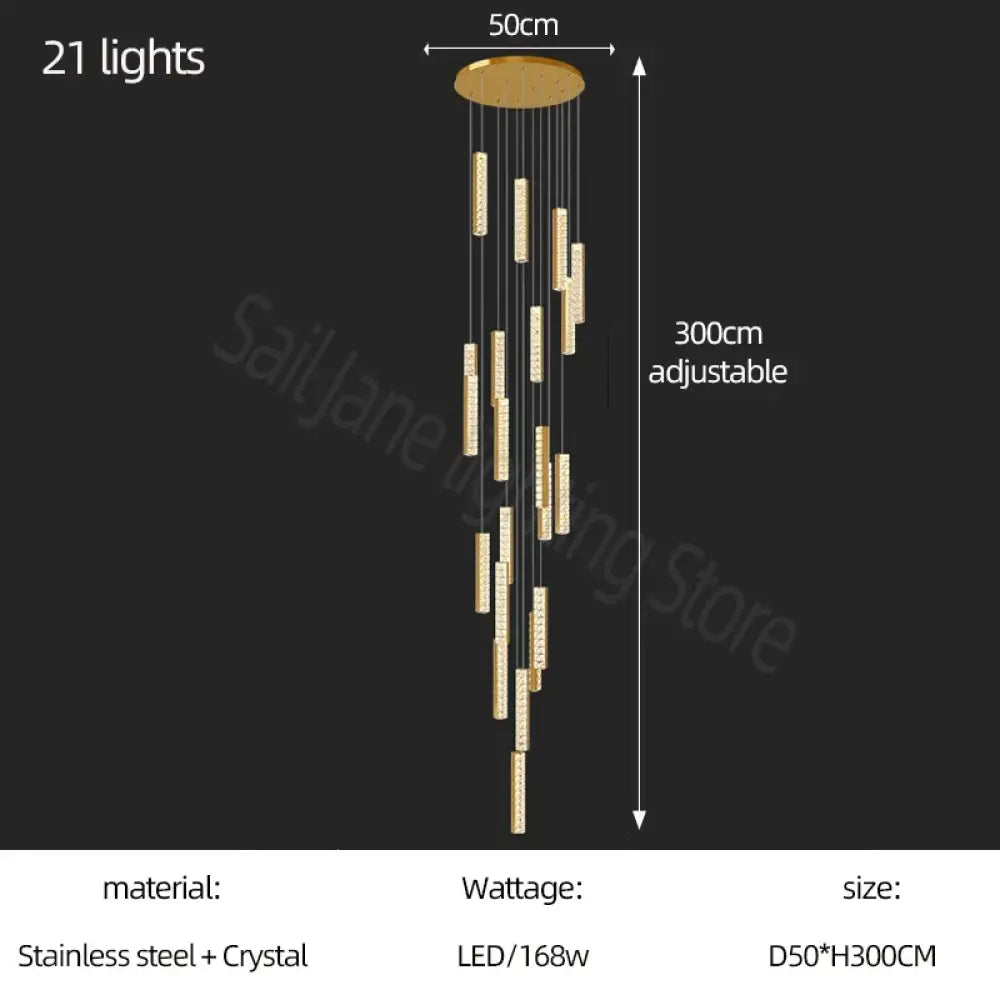 Modern Crystal Chandelier | Modern Hotel & Villa Lighting