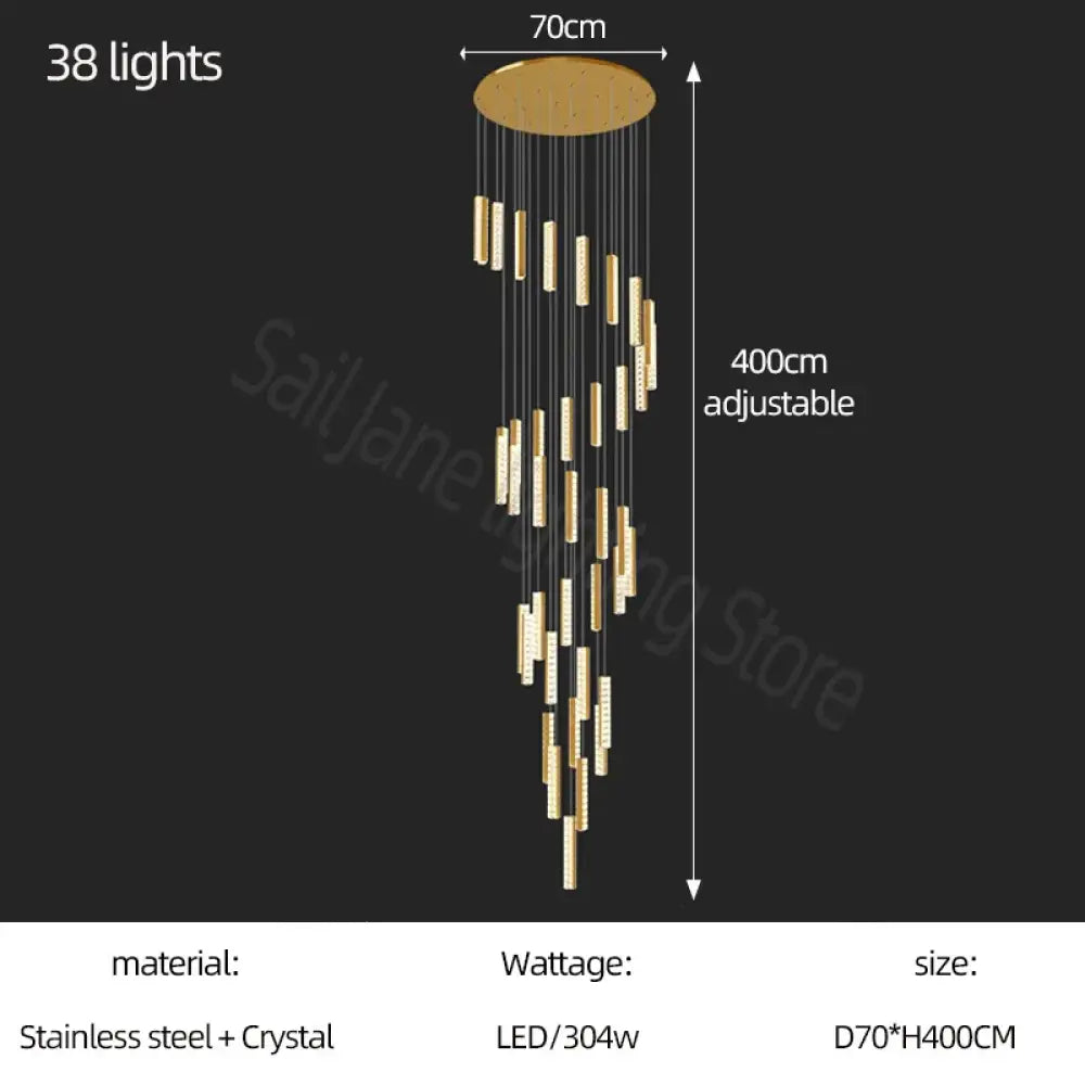 Modern Crystal Chandelier | Modern Hotel & Villa Lighting