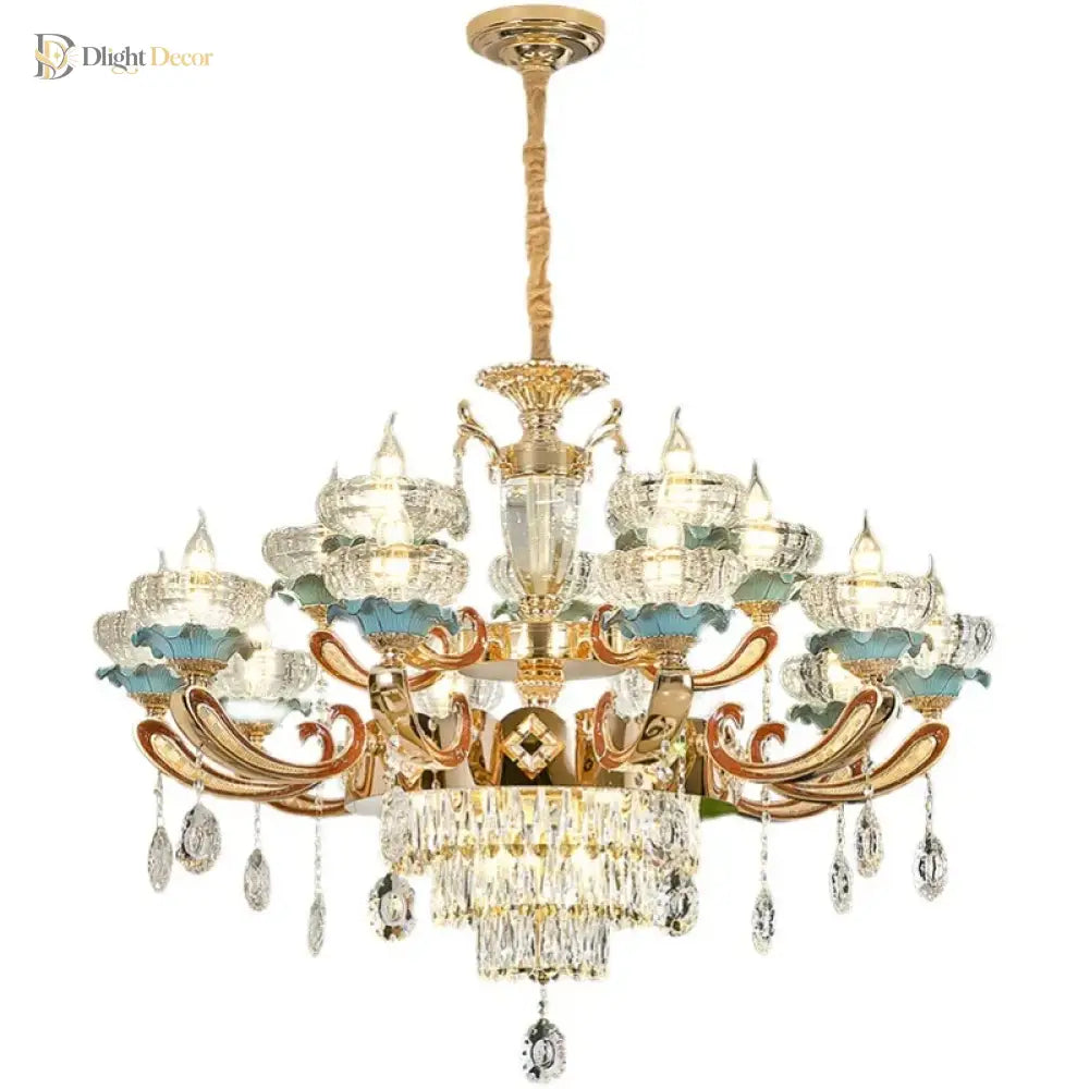 Modern Crystal European Chandelier | Dining Room Lighting