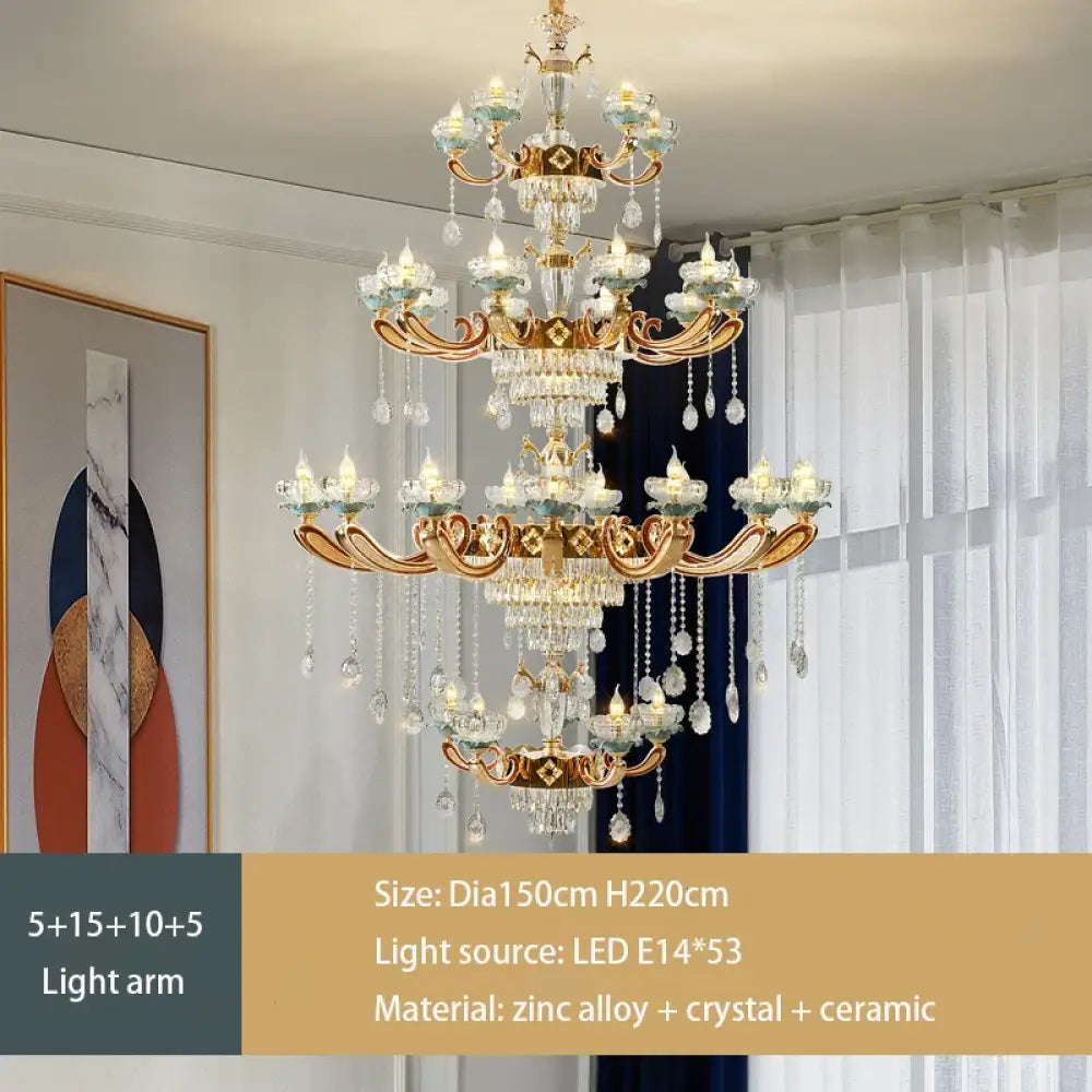 Modern Crystal European Chandelier | Dining Room Lighting