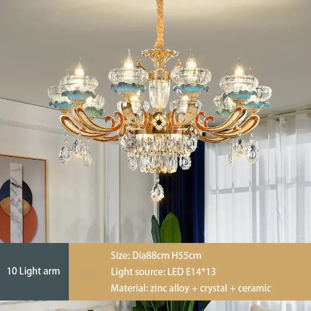Modern Crystal European Chandelier | Dining Room Lighting