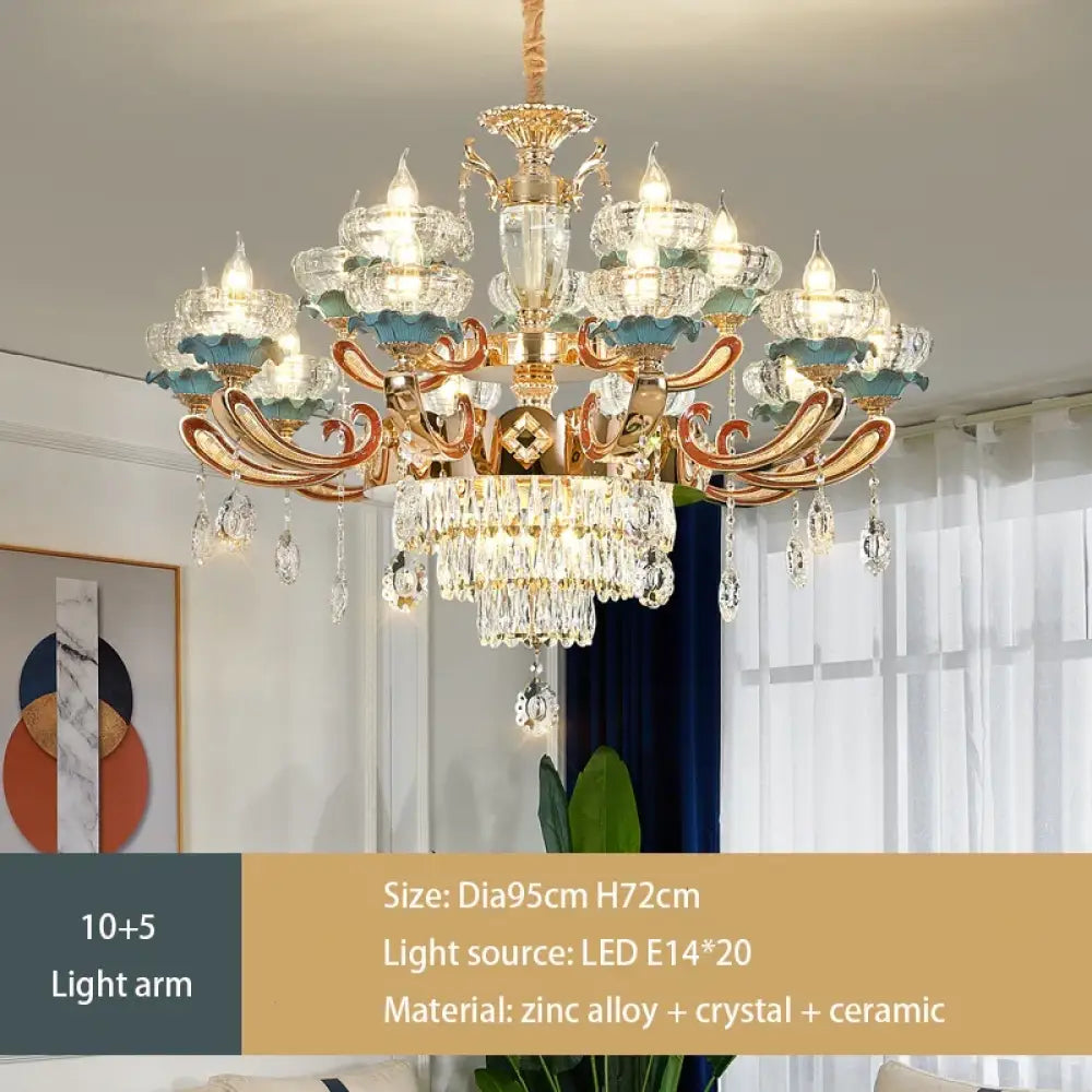 Modern Crystal European Chandelier | Dining Room Lighting