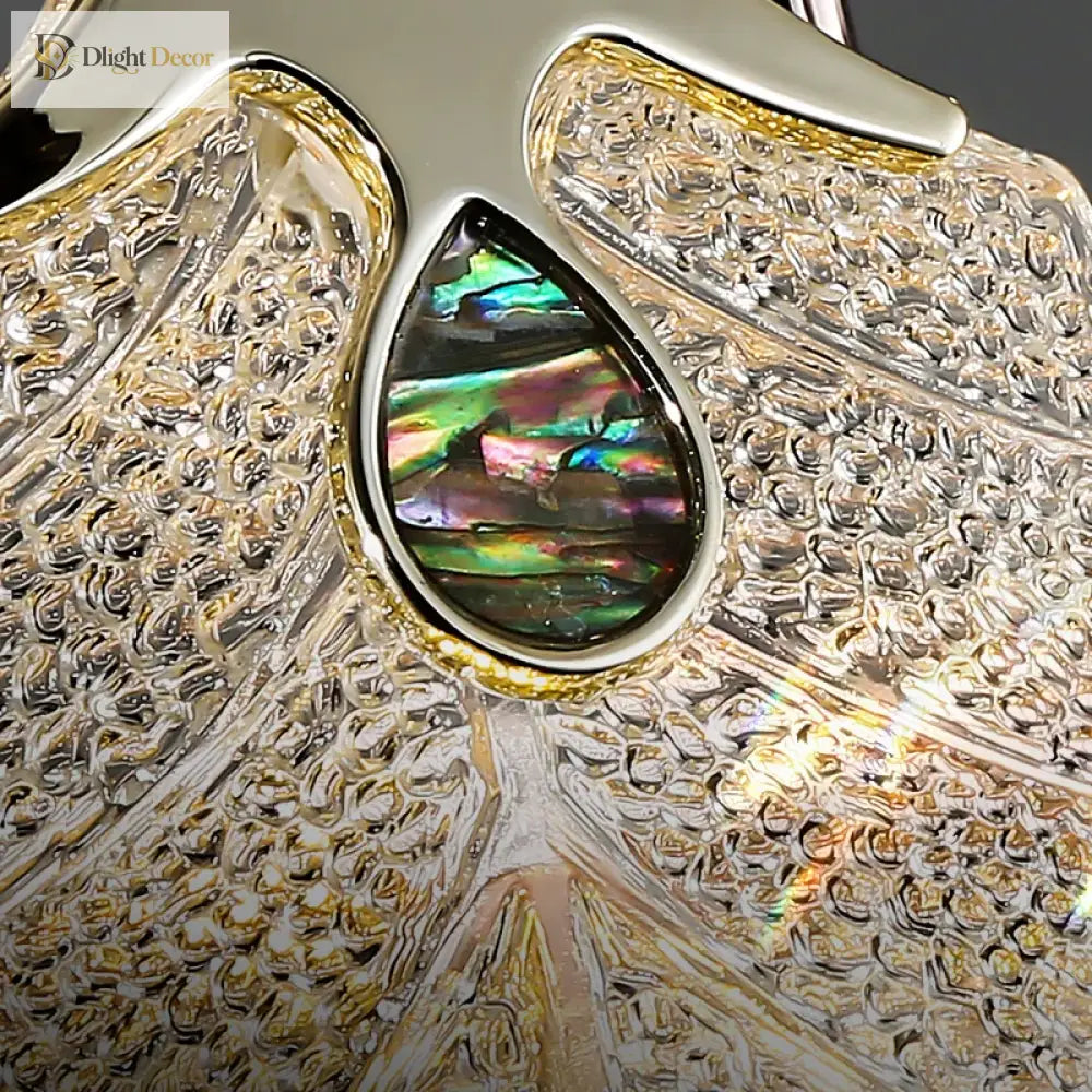 Modern Crystal Glass Chandelier | Modern Bedroom Lighting