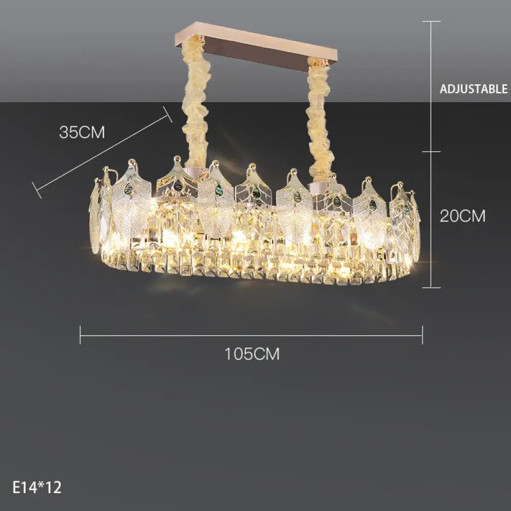 Modern Crystal Glass Chandelier | Modern Bedroom Lighting